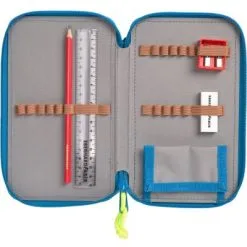 LÄSSIG Trousse Triple Spacy Unique Bleue -Sorties et bagagerie boutique trousse triple spacy unique bleue 5